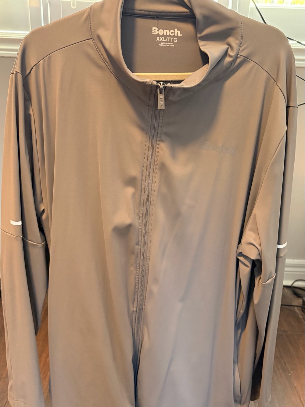 Bench Light Grey Full-Zip Hooded Jacket